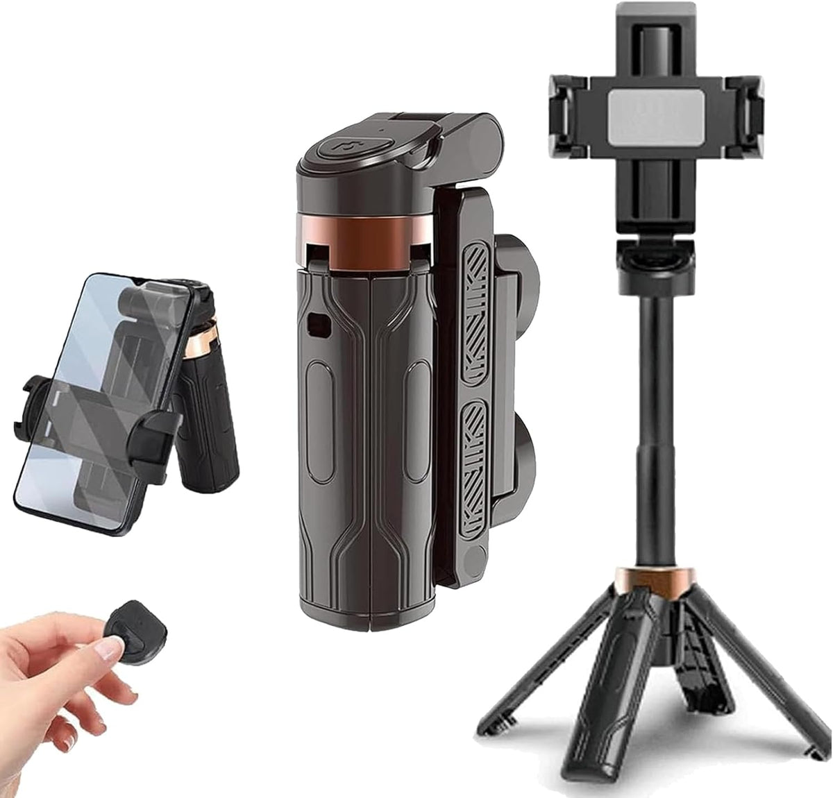 360° Rotation Flexible Mini Selfie Stick Tripod