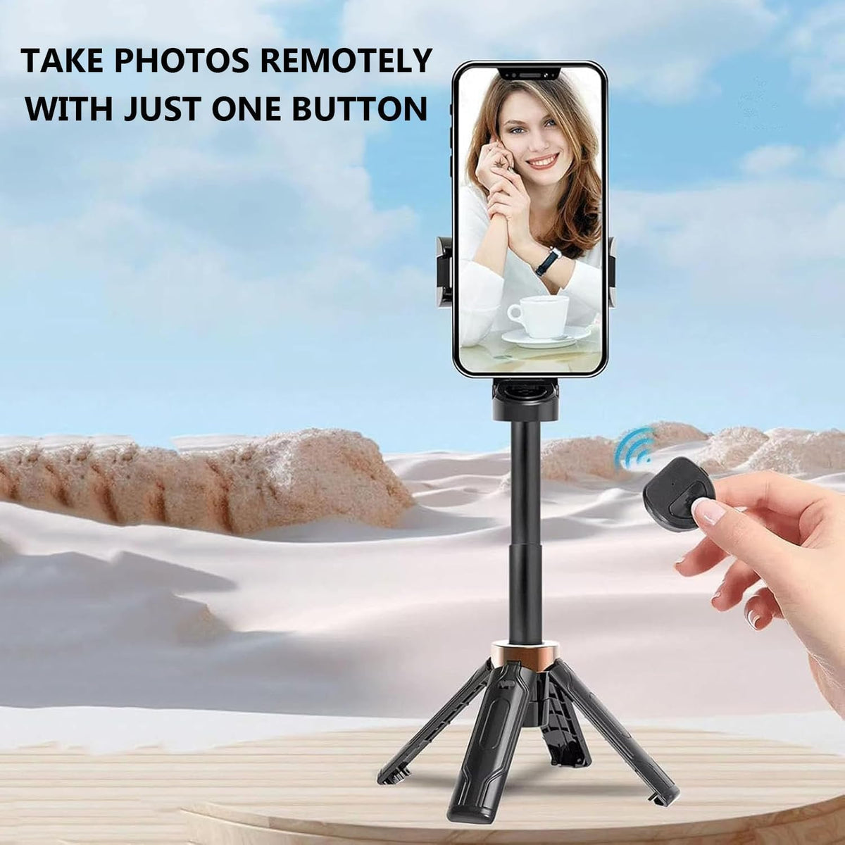 360° Rotation Flexible Mini Selfie Stick Tripod
